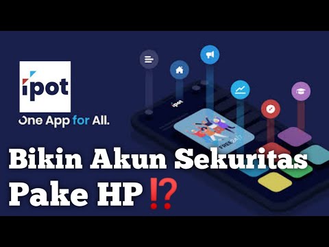 Tutorial Membuka Akun Investasi IPOT dengan HP || Manajemen Investasi Syariah