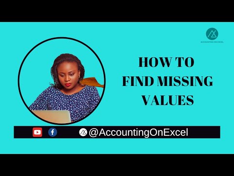 How To Find Missing Values
