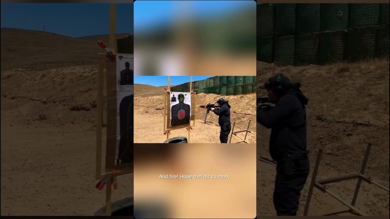 First time doing drills Walking and Shooting 