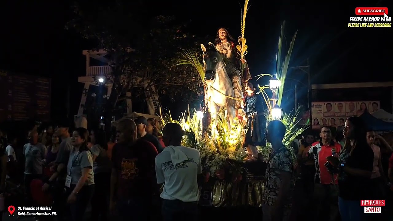 HOLY WEEK PROCESSION IN TOWN OF BUHI CAMARINES SUR. MIYERKULES SANTO