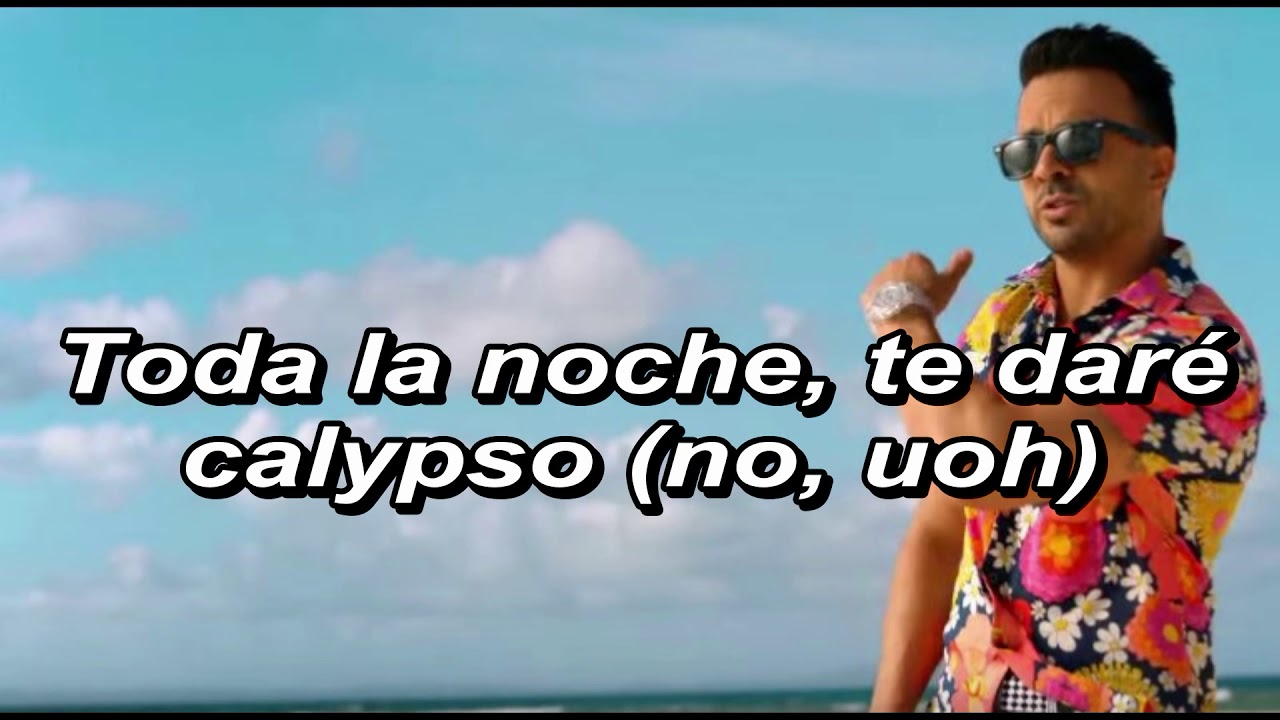 Luis Fonsi Calypso (Letra/Lyrics) ft. Stefflon Don YouTube