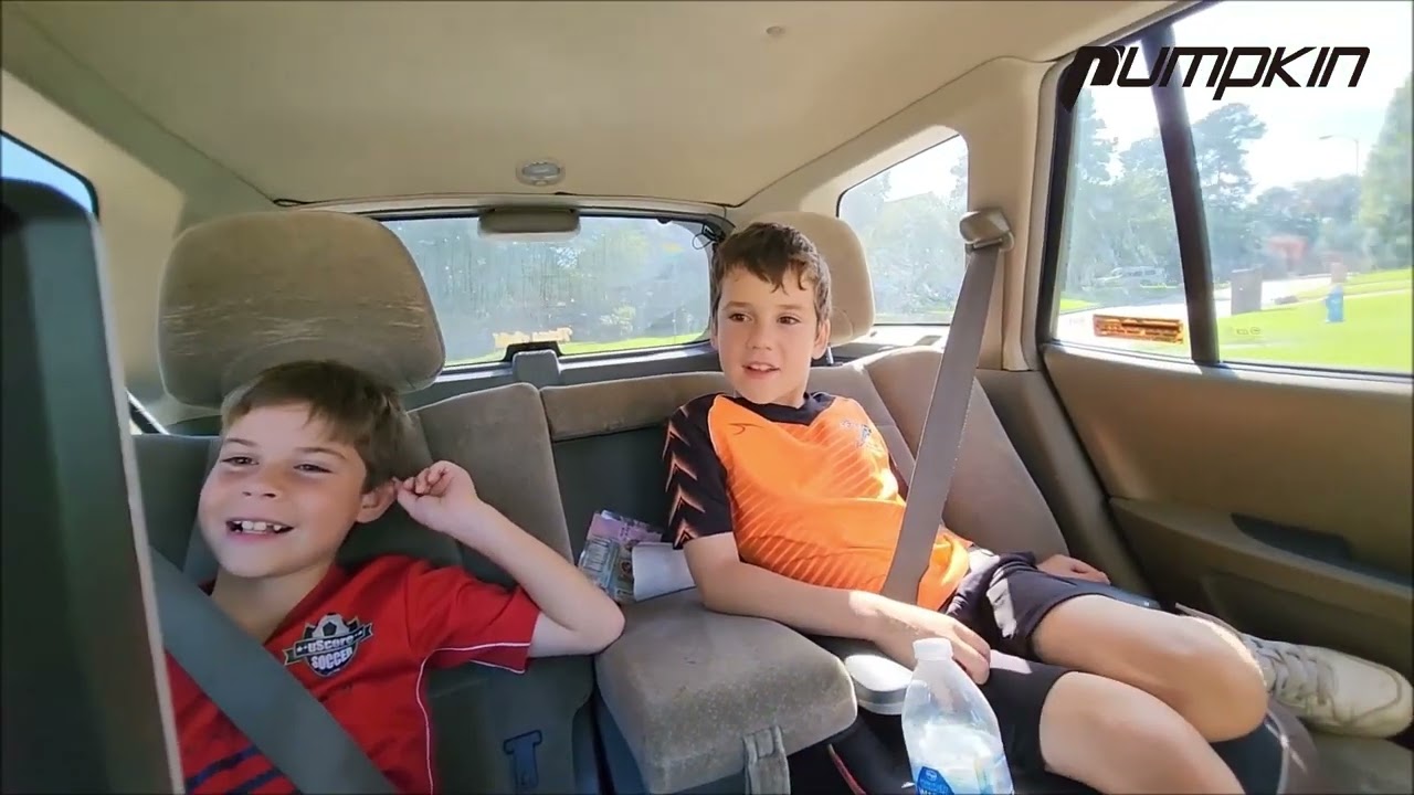 BR1097B - Pumpkin 10.1 inch Suction Type Headrest DVD Player