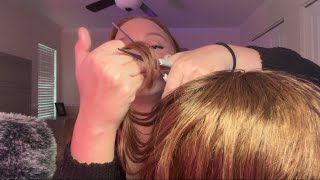 ASMR $5 Haircut, Scalp Massage + Style In The School Bathroom (except it turns out terrible)
