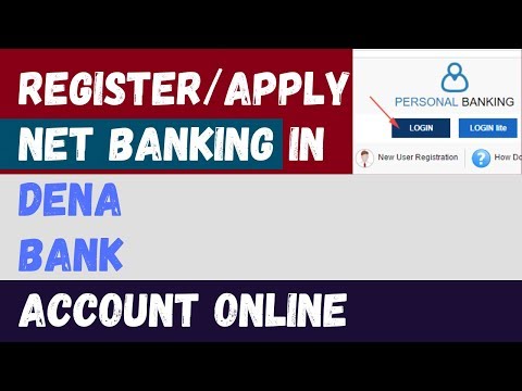 How to Register/Apply/Activate Dena Bank Internet/Net Banking Online