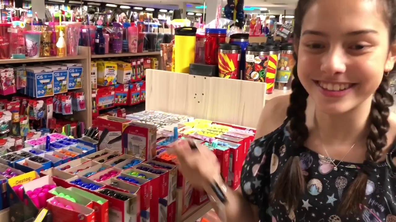 MEU MATERIAL ESCOLAR 2019  Comprei o caderno do meu Crush