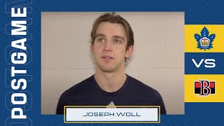 Joseph Woll Post Game | Toronto Marlies at Belleville Senators - December 30, 2021
