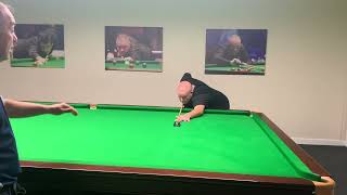 Coaching session using the Mark Williams Lee Walker QLine line of aim training