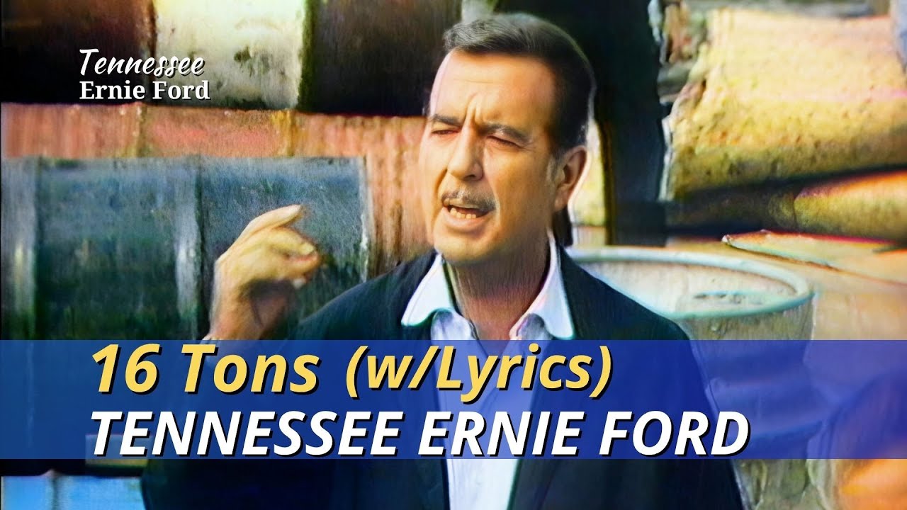 Sixteen Tons | Lyric Video | Tennessee Ernie Ford