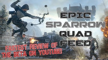 EPIC SPARROW QUAD / FASTEST REVIEW / Black Ops 3 Beta Gameplay