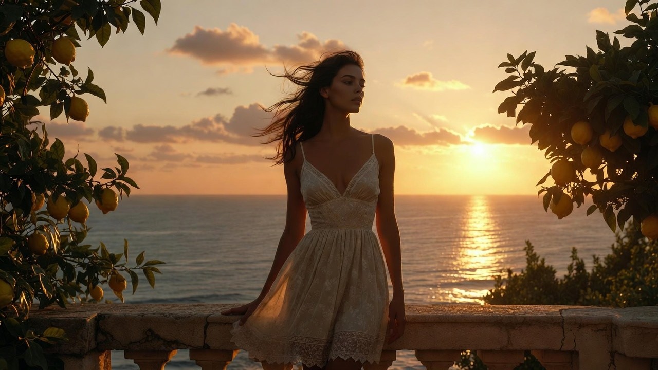 Romantic Italian Sunset Playlist 🍋 Sorrento Summer Love Story - 🌅 Ritorno a Sorrento