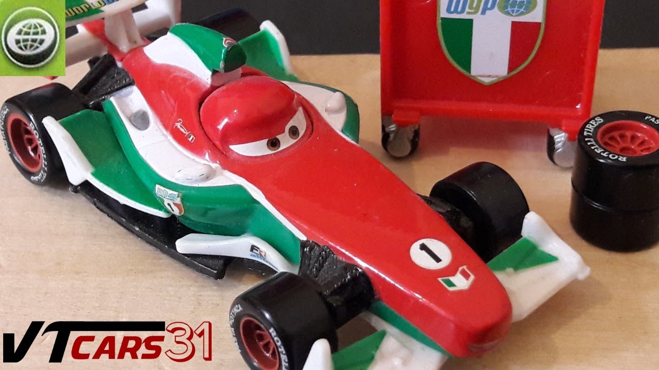 Mattel Disney Cars 2 Francesco Bernoulli - WGP Italy Racer (Suggestion ...