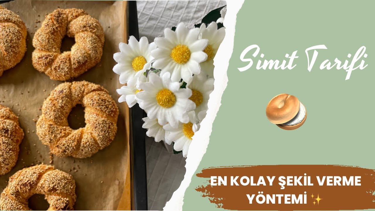 Pastane Simidi Tarifi-En Kolay Simit Şekli Nasıl Verilir ? - YouTube