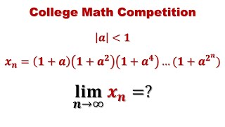 Finding Limit | College Math Competition | Calculus: Limits
