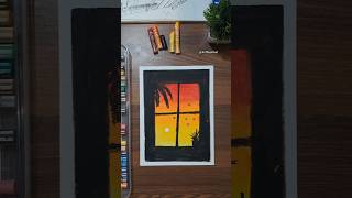 “Sunsets look different when viewed through a peaceful heart. 🌅🖤”#art
