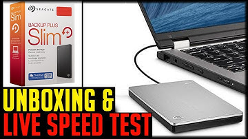 SEAGATE ULTRA SLIP 2TB HDD UNBOXING | REVIEW | LIVE SPEED TEST | BEST PORTABLE HARD DISK