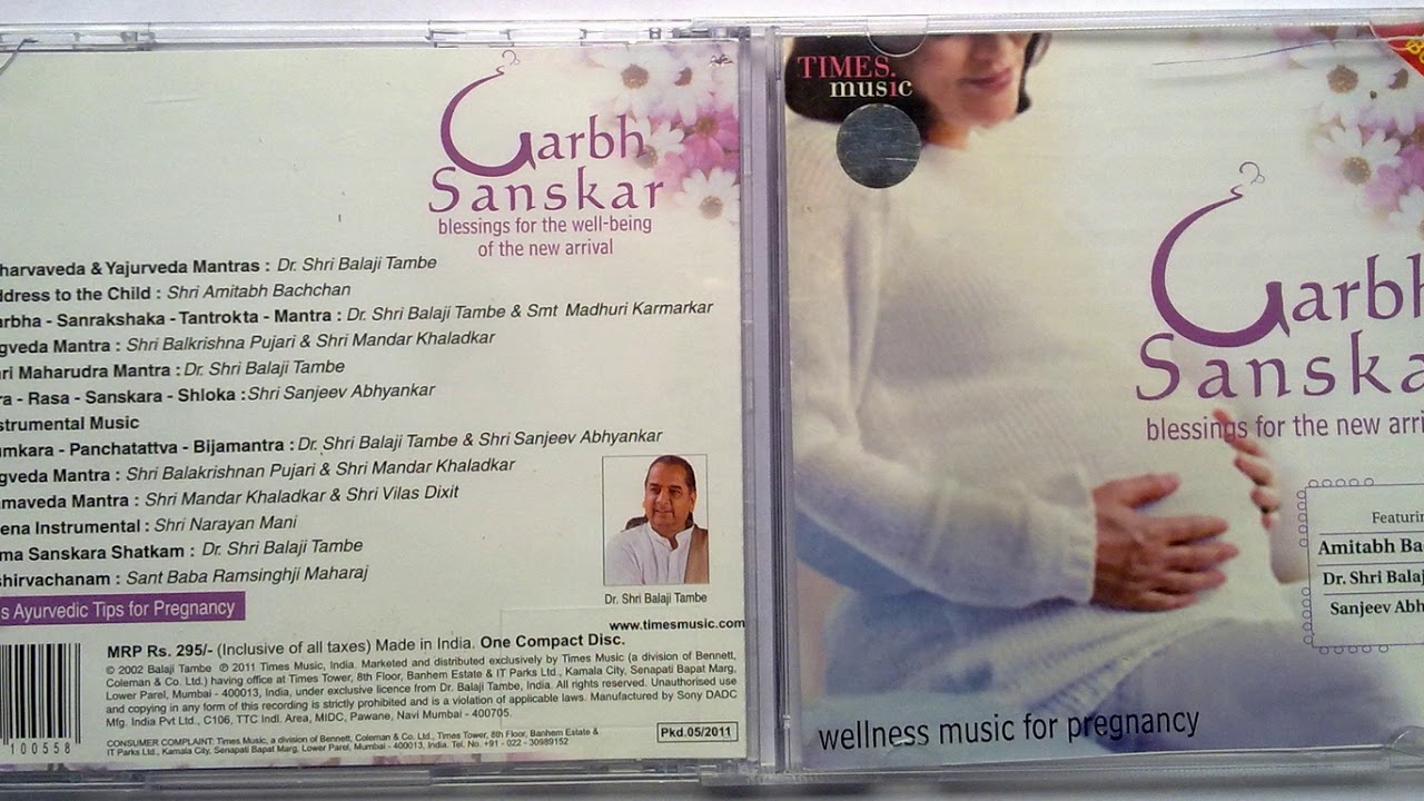 Garbh sanskar cd by amitabh bachchan Dr Shri Balaji Tambe Hindi Version