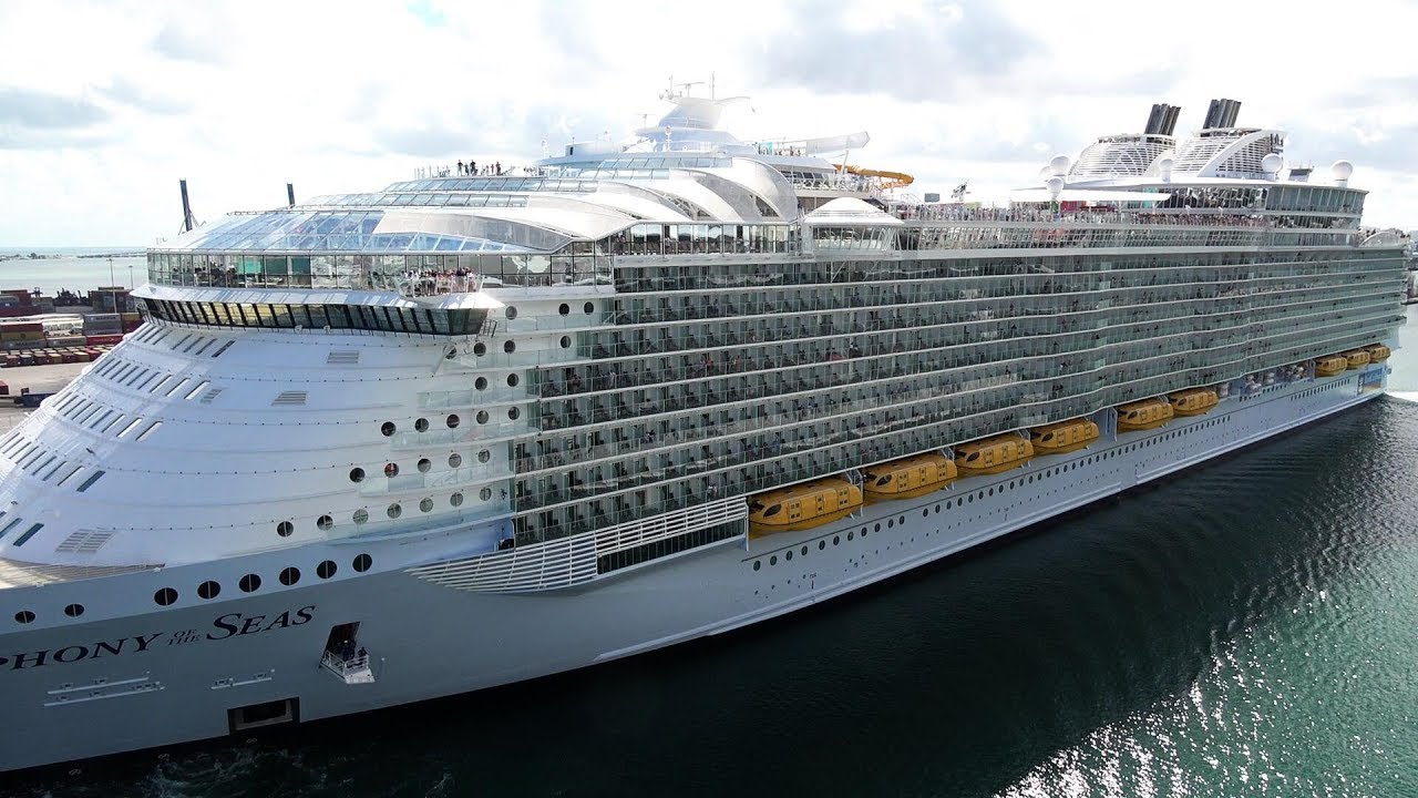 Sail Away Symphony Of The Seas The World S Largest Cruise Ship In Miami Youtube