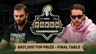 2026 BetMGM Poker Championship $3,500 Main Event | Final Table