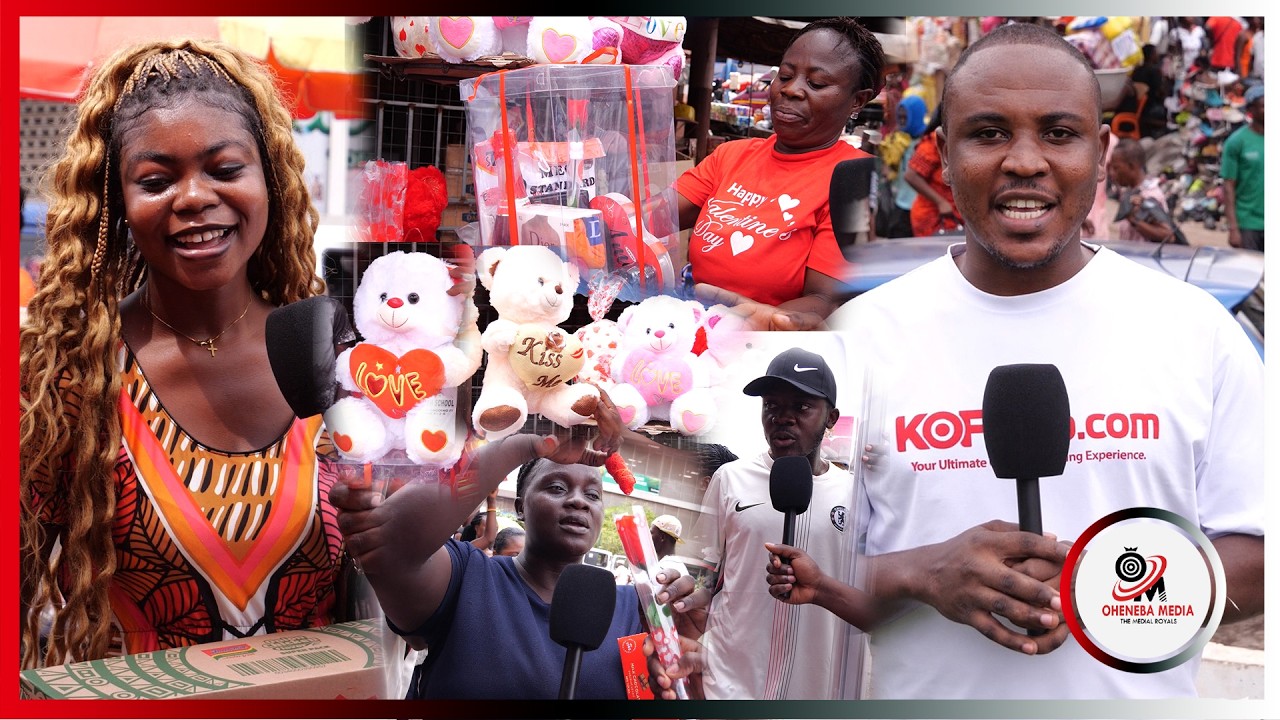 🔥Sale Of Valentines Gifts Soar As Some Kumasi Traders Express Mixed Reactions About Market
