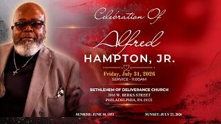 Celebration Of Alfred Hampton Jr,