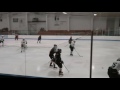 Marcus Beam scores on senior night for Greenfield hockey