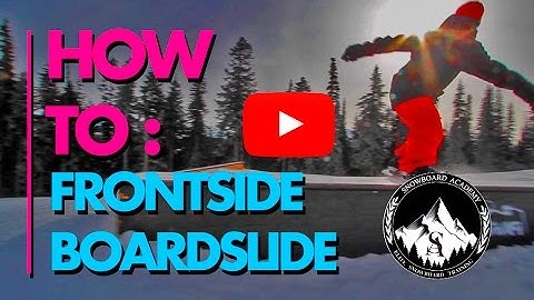 How to Frontside Boardslide Snowboard Part 2: The Easy Way Instructional Video