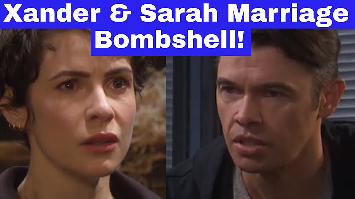 Days of our lives spoilers xander and sarah