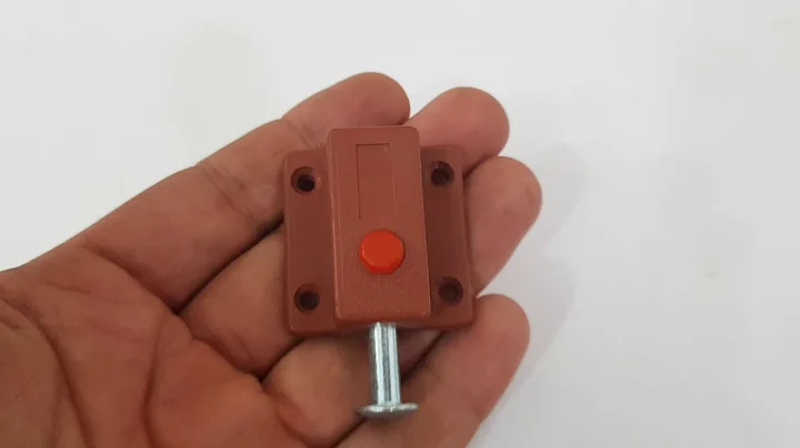 Window Cabinet Push Button Spring Load Automatic Door Bolt Latches Lock