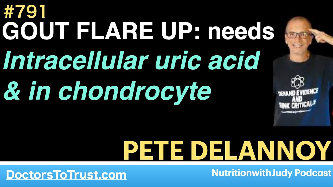 PETE DELANNOY 2 GOUT FLARE UP needs Intracellular uric acid & in