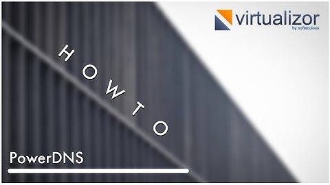 How to install and add Powerdns to Virtualizor panel