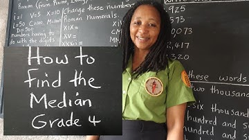 PEP Maths: How to Find the Median: Statistics:  Grade 4 Mathematics. Primary Exit Profile