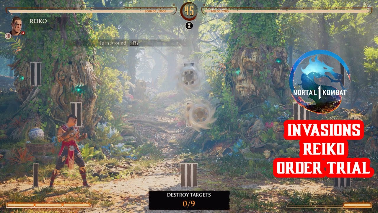 Mortal Kombat 1 - Invasions - Reptile Season - Living Forest MESA - ORDER TRIAL - REIKO