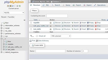 How to rename database tables in phpMyAdmin