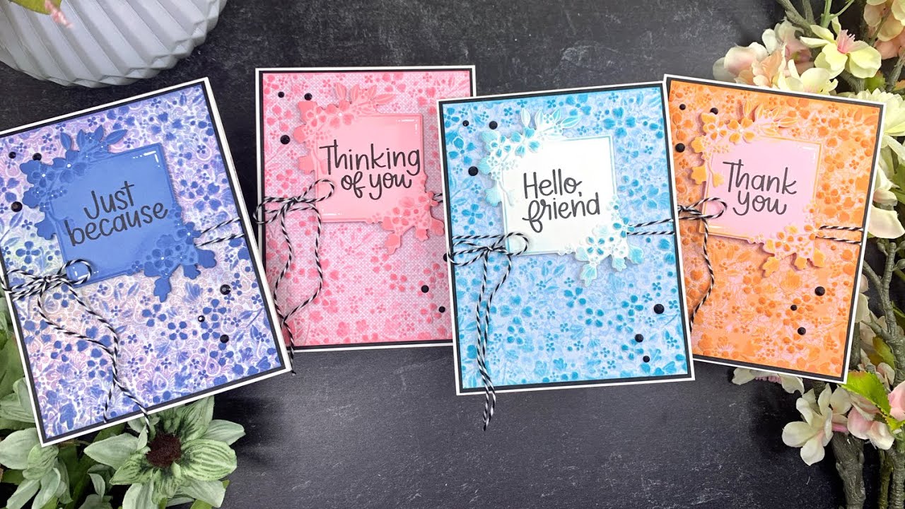 SSS July Card Kit Unboxing + 4 EASY Cards! - YouTube