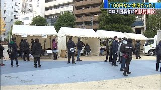 都内の公園で相談窓口「コロナ被害相談村」開催(2020年12月30日)