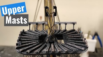 Model Ship Santisima Trinidad - Part 91 - Final work on the upper masts