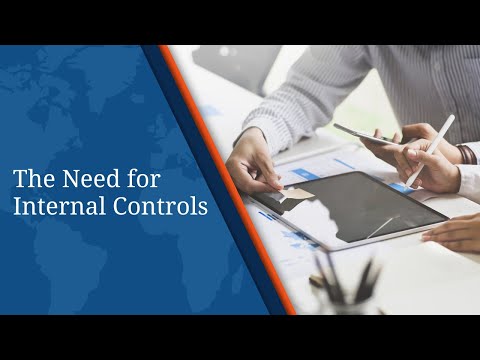 The Need for Internal Controls