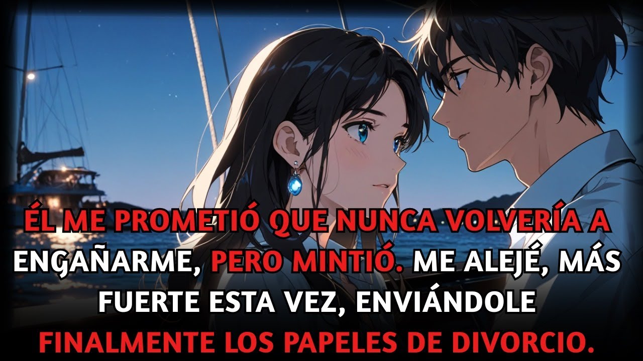 Me prometió no engañarme otra vez, pero lo hizo  Me fui y le envié los papeles de divorcio