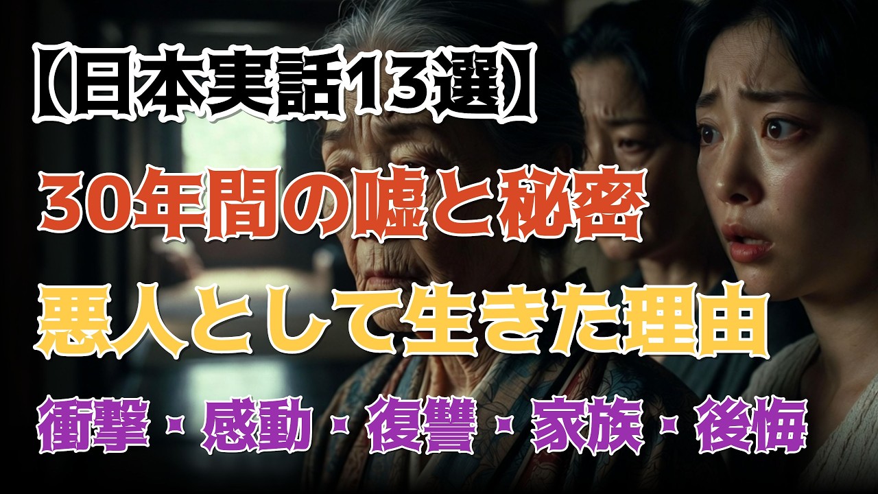 【LIVE】号泣13選！泣かずに見られますか？日本の衝撃実話総集編｜感動・家族・復讐・反転ドラマ