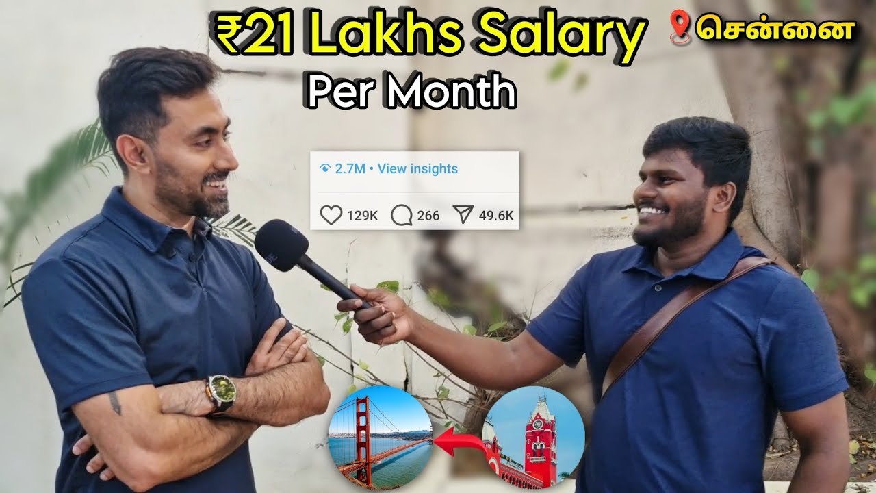 How He Earns ₹21 Lakhs Per Month:His Journey from Chennai to San Jose,USA | Career Interview - Tamil