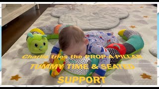 Charlie Tries It (Ep.6): Baby Charlie plays with the PROP-A-PILLAR Tummy Time & Seated Support