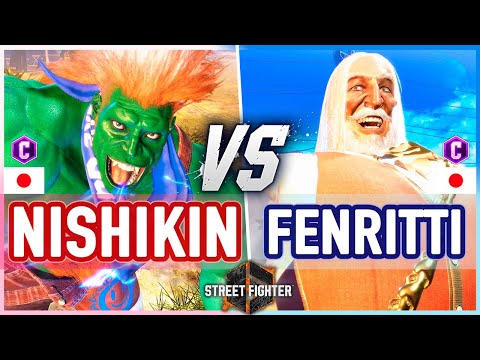 SF6 🔥 Nishikin (Blanka) vs Fenritti (JP) 🔥 Street Fighter 6