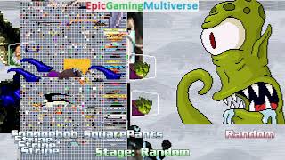 Spongebob Squarepants And Gremlins Vs Kang The Alien In A Mugen Match Battle Fight