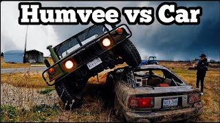 Humvee vs Car