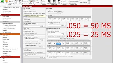 FuelTech Gear Shift Output Settings!