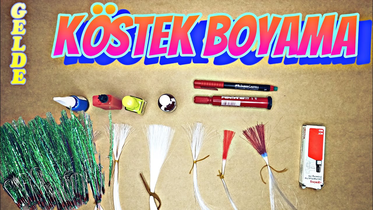 Çapari Kösteği Ne ile Nasıl Boyanır ? Hangi Malzemeler Kullanılır ? Nelere dikkat edilmeli.