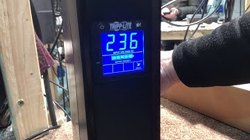 Tripplite SMX1000lcd power on behaviour