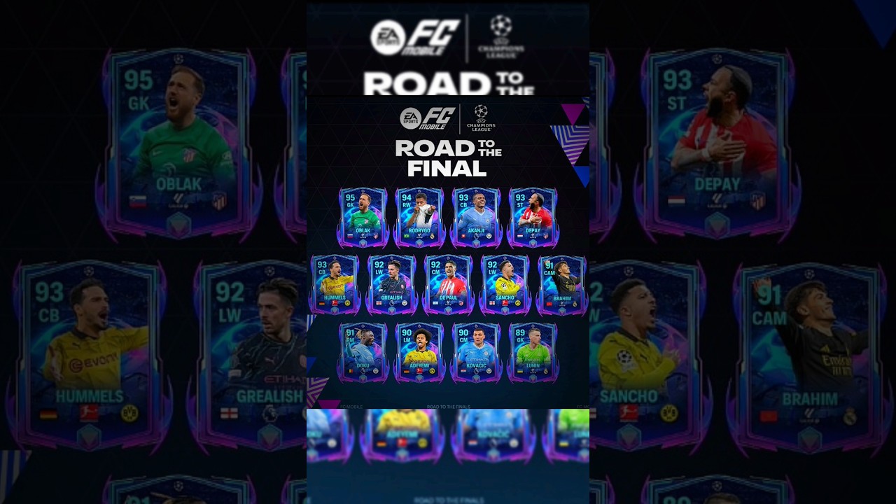 UCL ROAD TO FINAL NEW PLAYER ADDED 💥🤯