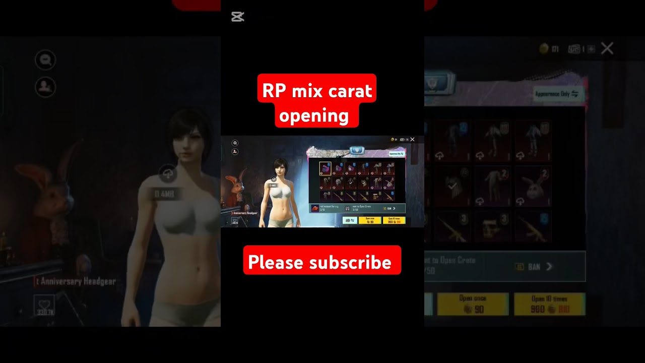 RP mix carat opening