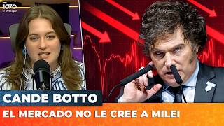 📉 EL MERCADO NO LE CREE A MILEI | Editorial de Cande Botto